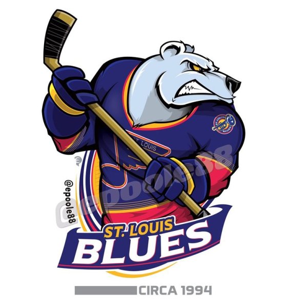 Маскот сент Луис блюз
