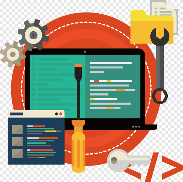 Векторная иллюстрация программирование