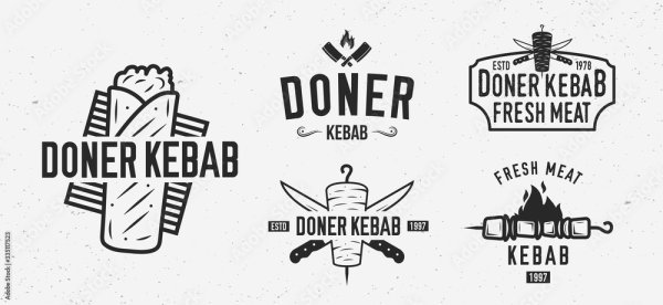 Донер кебаб вектор