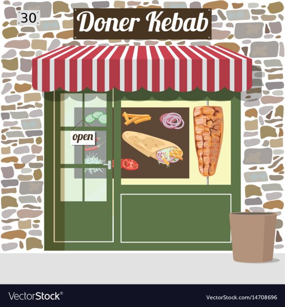 Шаурма витрина рисунок