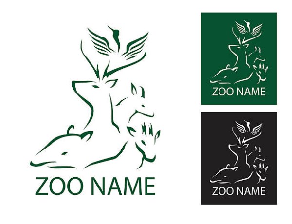 Логотипы зоопарков в Illustrator