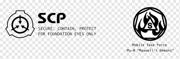 Логотип фонда SCP прозрачный