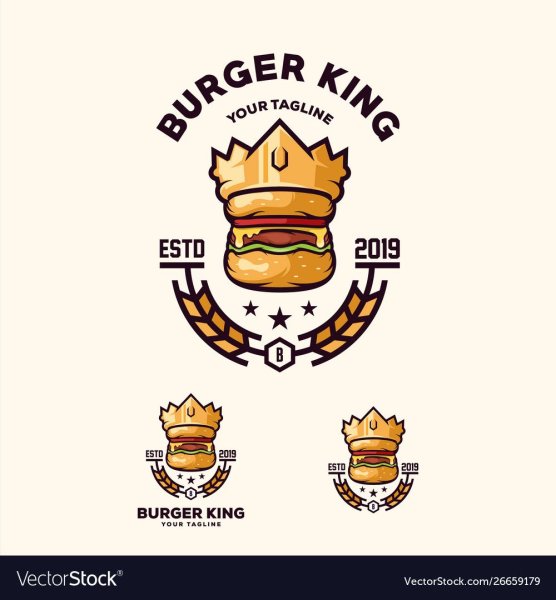 Бургер Кинг креативная эмблема
