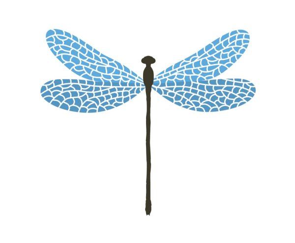 Стрекоза рисунок для логотипа