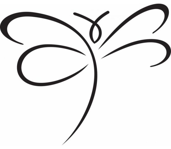 Логотип в виде бабочки