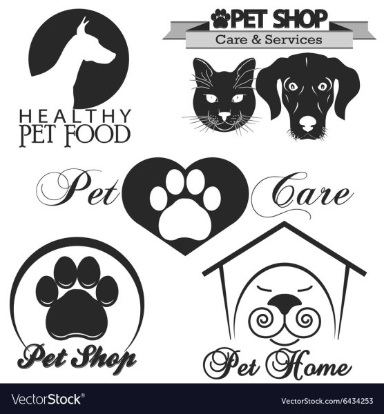 Логотип для магазина собак