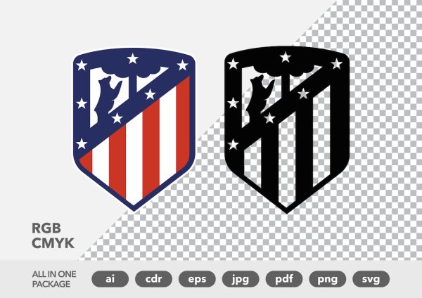 Эмблема футбольного клуба Атлетико Мадрид