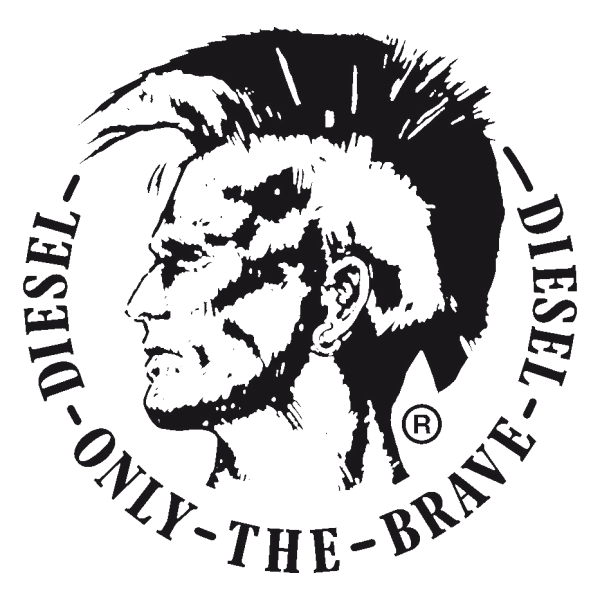 Diesel only the Brave логотип
