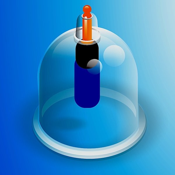 Банки для хиджамы вектор