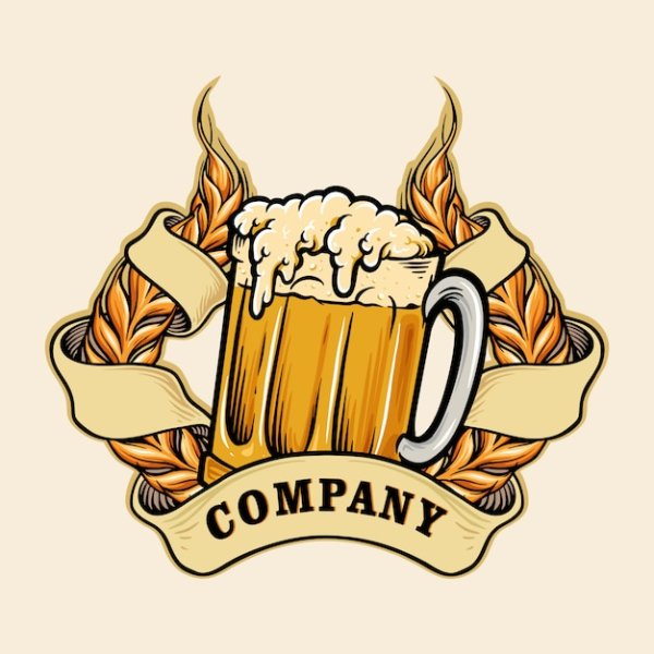 Бокал пива логотип