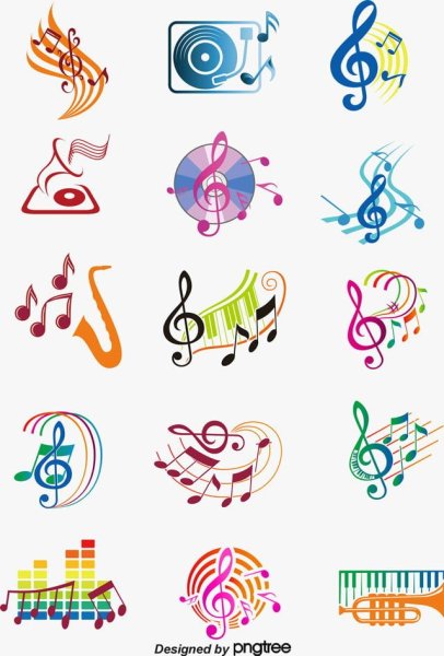Музыкальный символ логотип