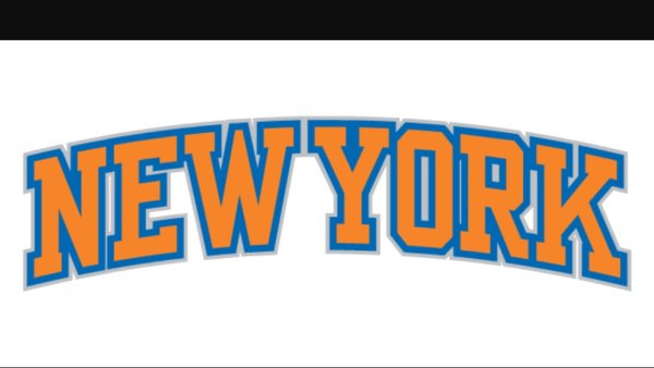 New York Knicks надпись