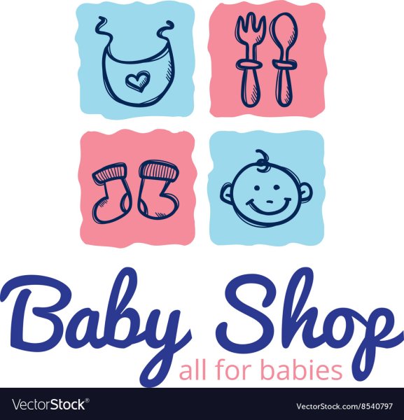 Логотип детской одежды Babu shop