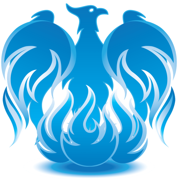 Голубой символ