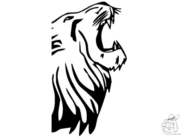 Ман логотип Лев