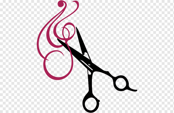 Ножницы для стрижки волос вектор