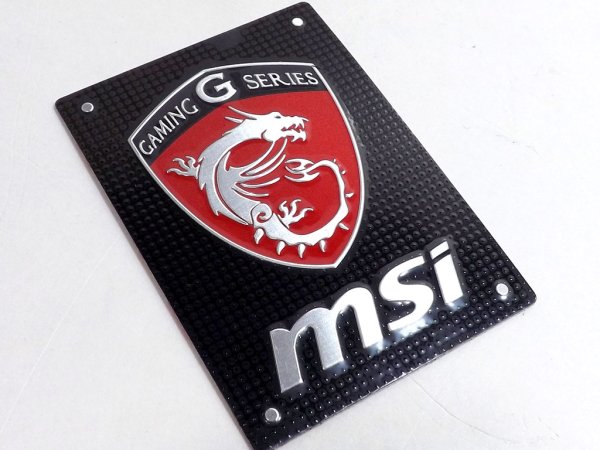 MSI дракон наклейка