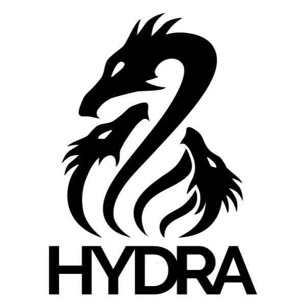 Дракон с тремя головами силуэт