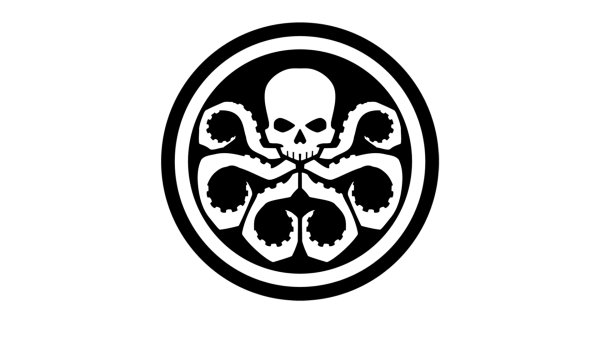 Тату щит и гидра