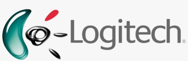 Логотип Logitech желтый