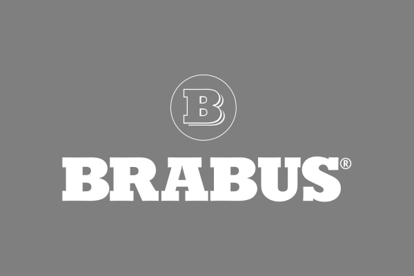 Логотип Brabus на черном фоне