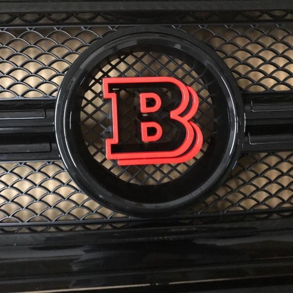 Brabus w463 красная решетка