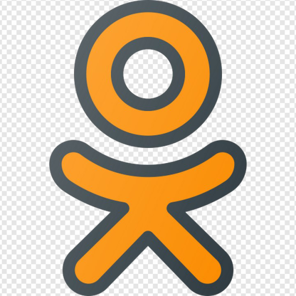 Значок Одноклассники на прозрачном фоне