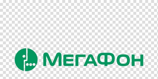 МЕГАФОН логотип на прозрачном фоне