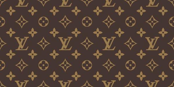 Узор Monogram Louis Vuitton