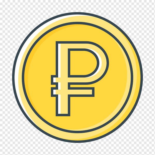 Монета рубль иконка