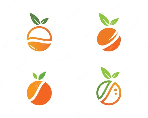Логотип в виде апельсина