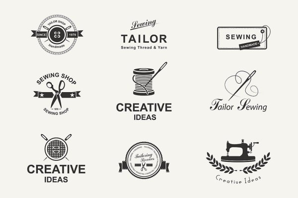 Швейный логотип