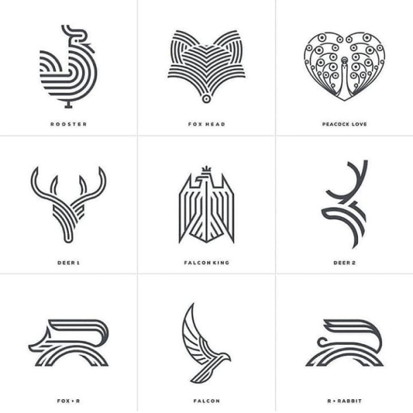 Стилизованные логотипы