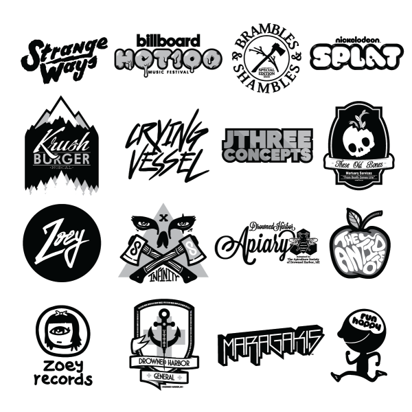 Логотип с множеством деталей