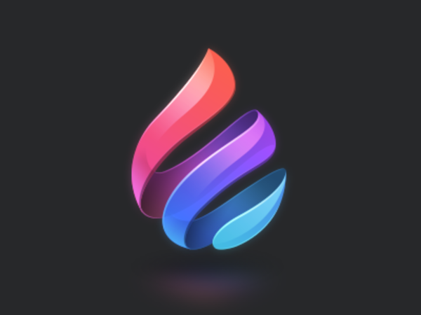 Логотип градиент