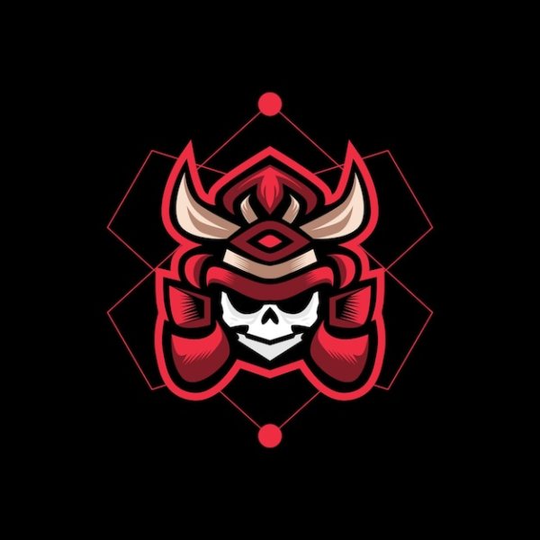 Игровой логотип в капюшоне