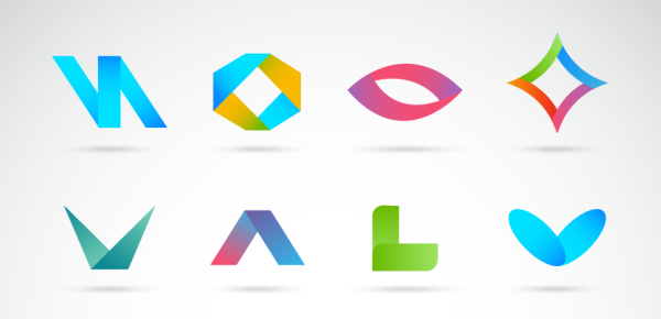 Современные абстрактные логотипы