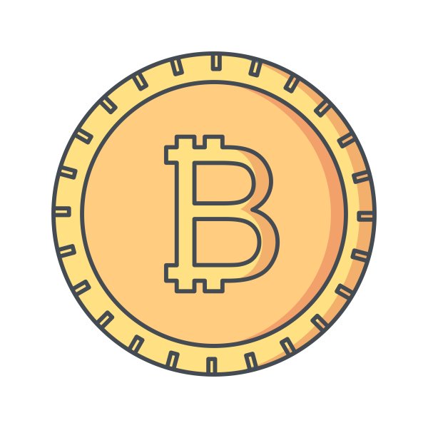 Векторное изображение биткоина