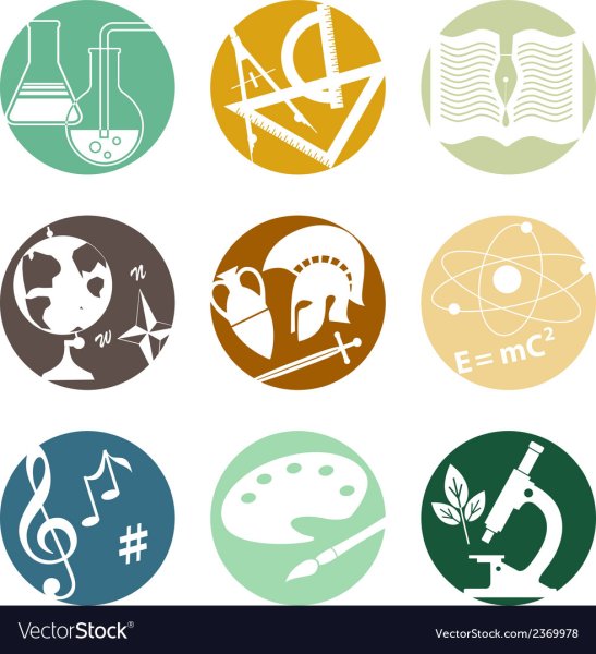 Пиктограммы учебных предметов