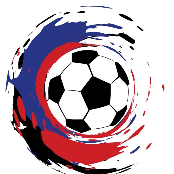 Футбольный мяч вектор