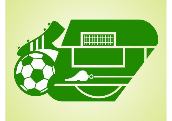 Логотип футбольное поле