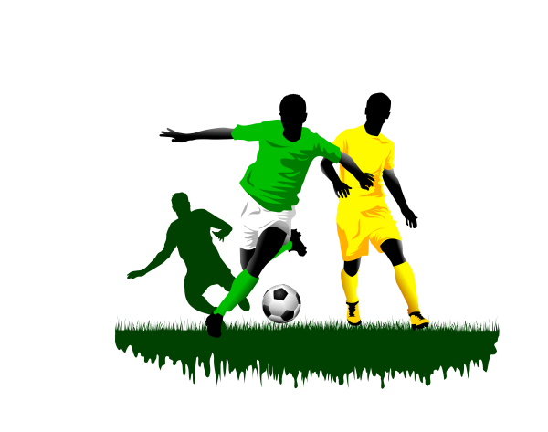 Футболист вектор