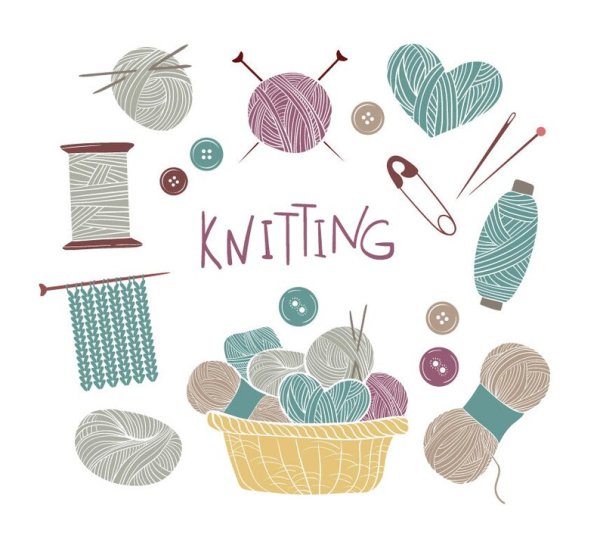 Стикеры для вязальщиц