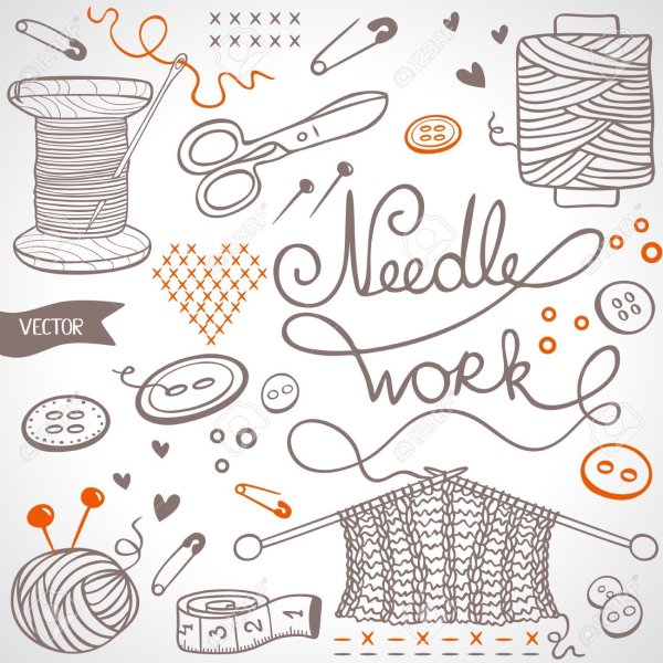 Рисунки на тему вязание