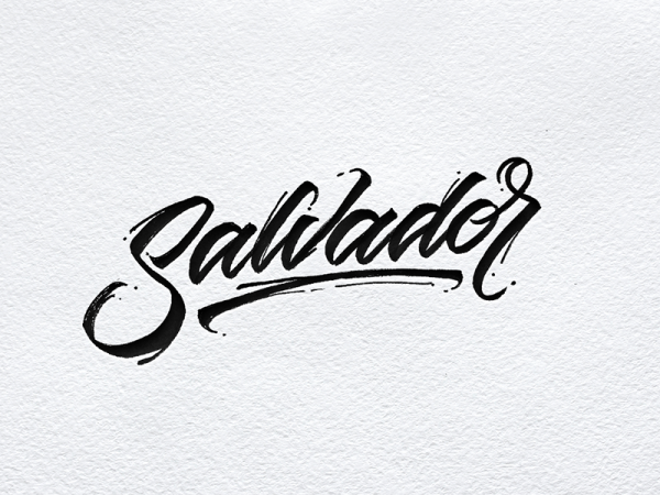 Известный Каллиграфический логотип