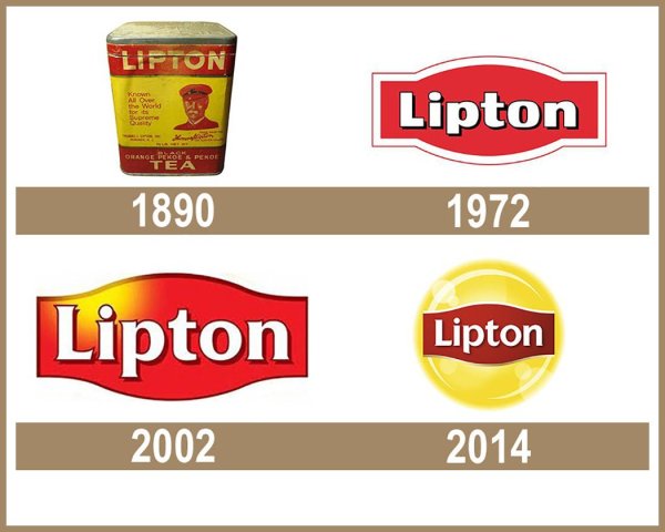 Надпись Липтон