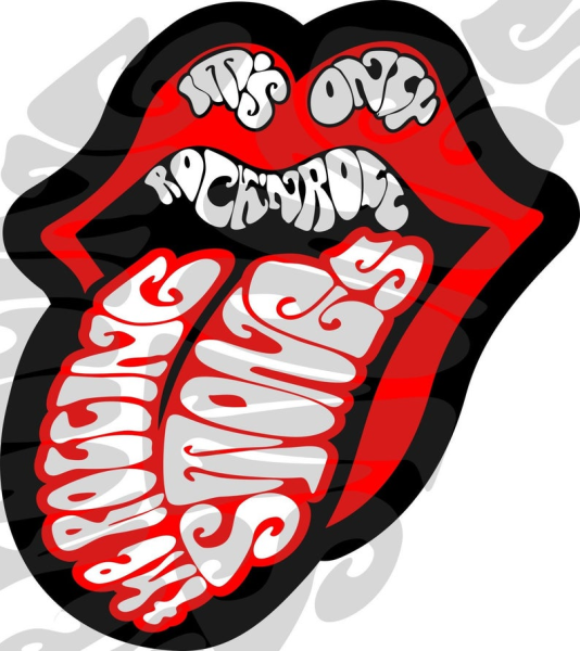 The Rolling Stones надпись