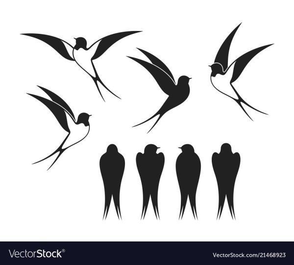 Иконки двух ласточек