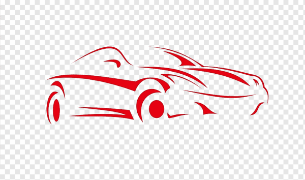 Контур автомобиля для логотипа