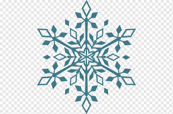 Стилизованные снежинки